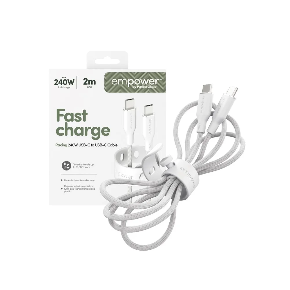 PanzerGlass USB-C to USB-C 2M 240W 快充編織線