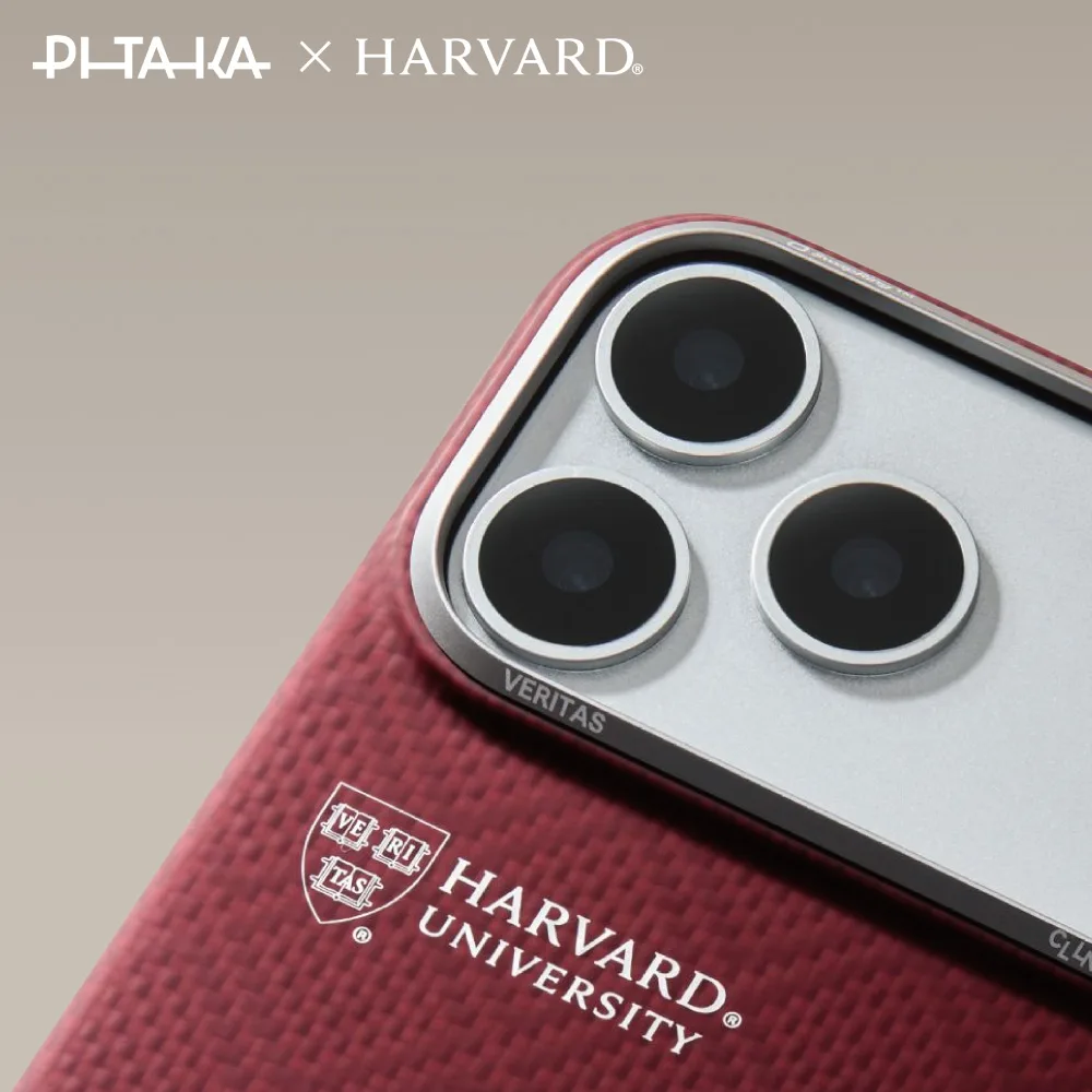 iPhone 17 系列芳綸超薄磁吸殼 Harvard 授權款