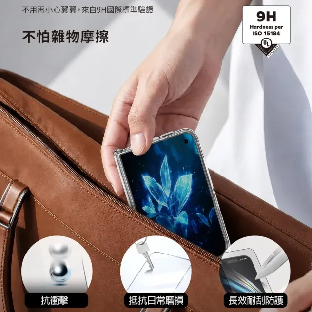 imos iPhone Duo 9M RPF80 低藍光藍寶石玻璃貼 商品圖 2