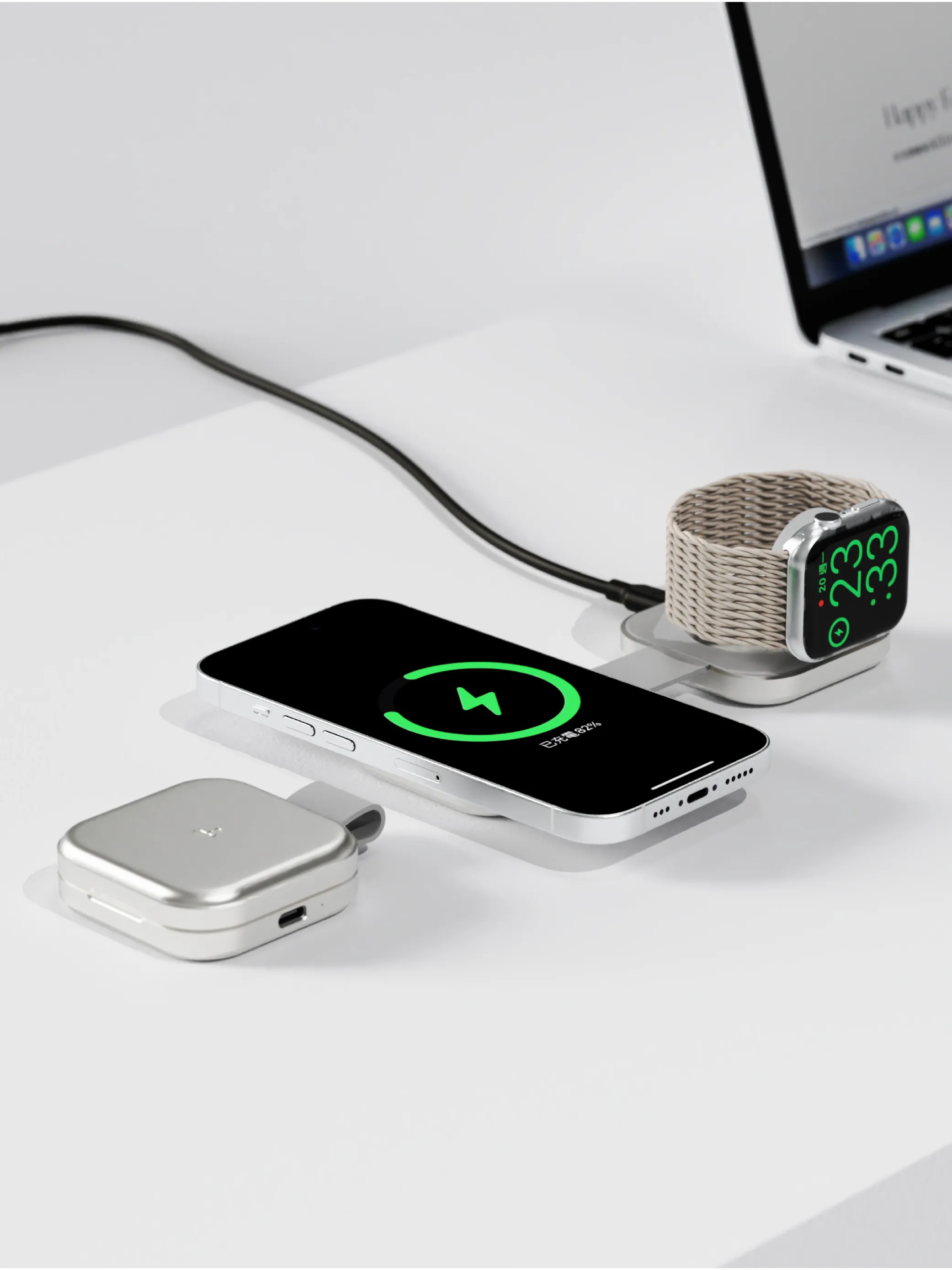 Allite Power Go Qi2 磁吸折疊無線充電器 4