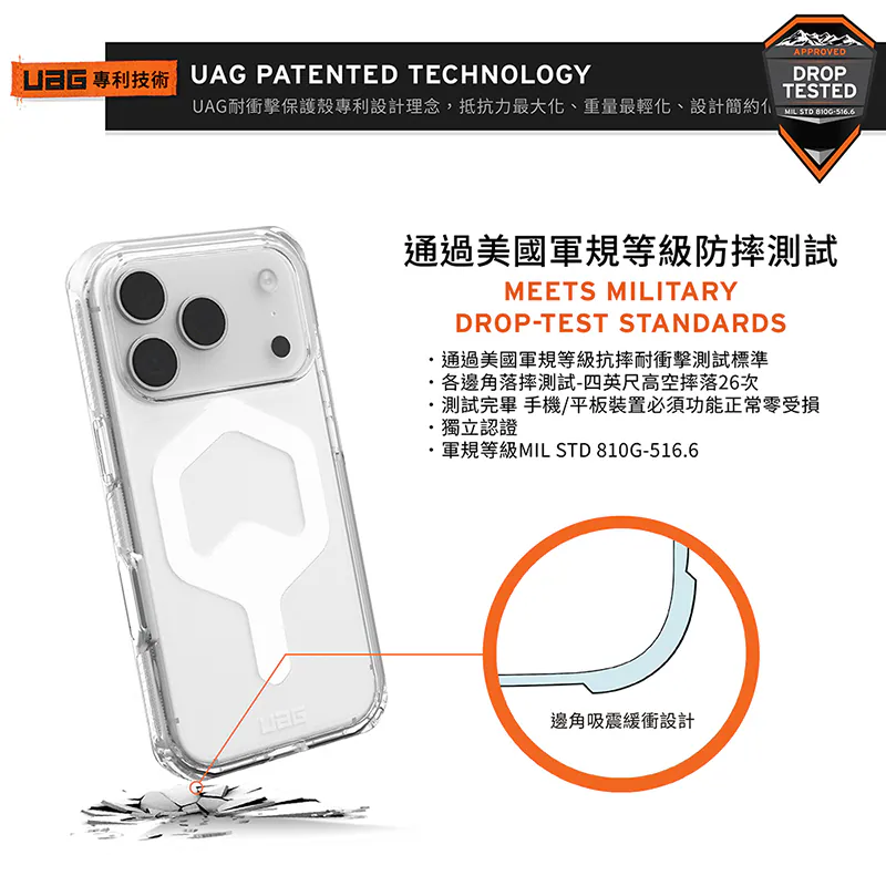 磁吸耐衝擊全透保護殼 說明圖 3