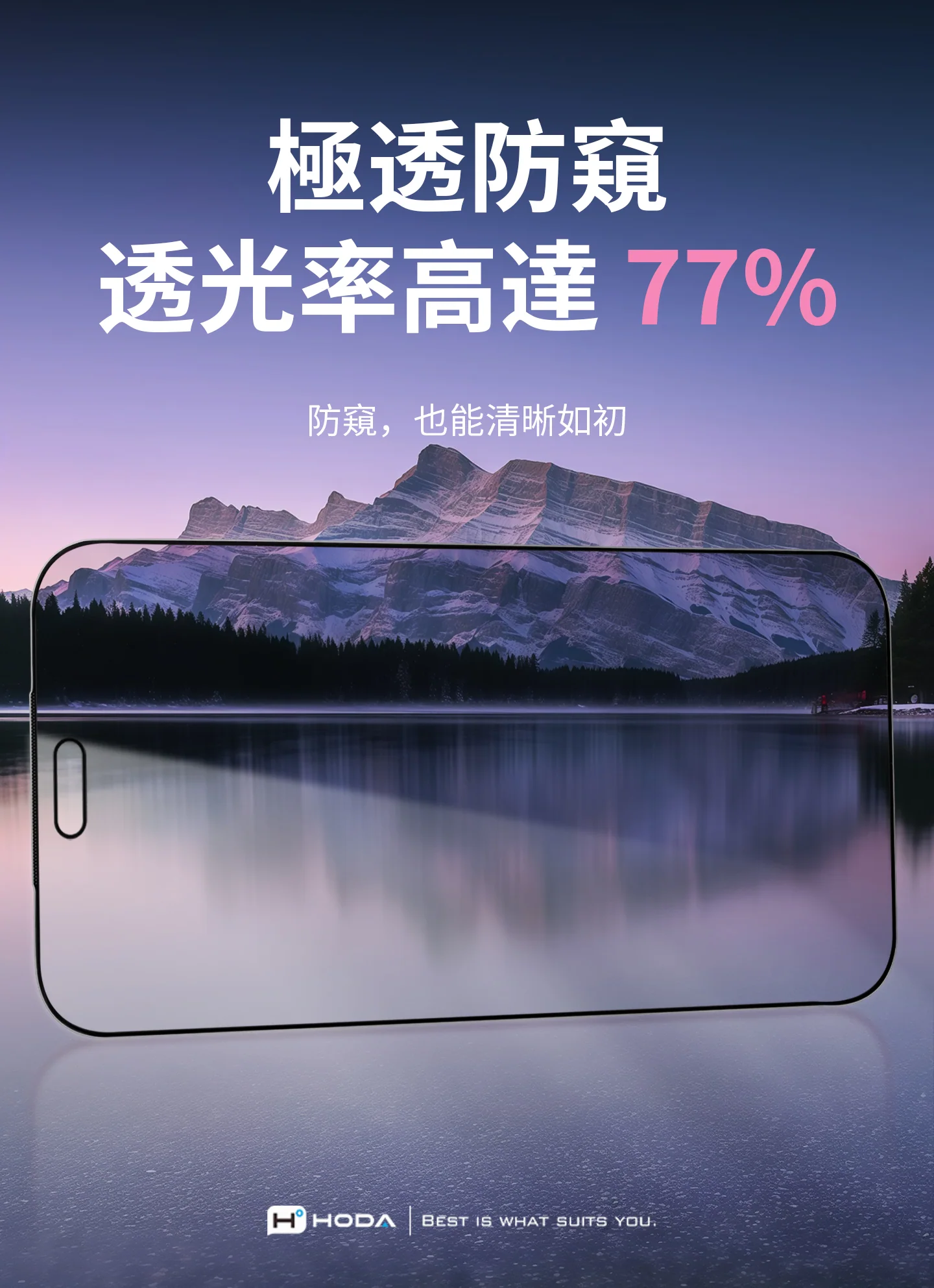 極透防窺玻璃保護貼 說明圖 3